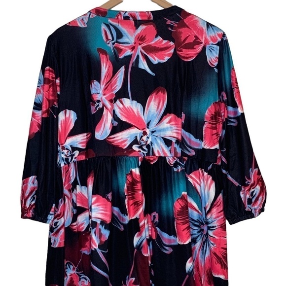 Reborn Black and Pink Fairy Floral Dress - Picture 4 of 14